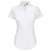 KOŠULJA ŽENSKA KRATKI RUKAVI B&C BLACK TIE 135G BIJELA S-EOL!!
