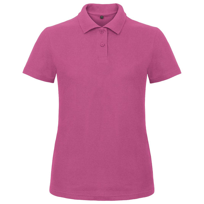 MAJICA KRATKI RUKAVI POLO B&C ID.001/WOMEN 180G ROZA L
