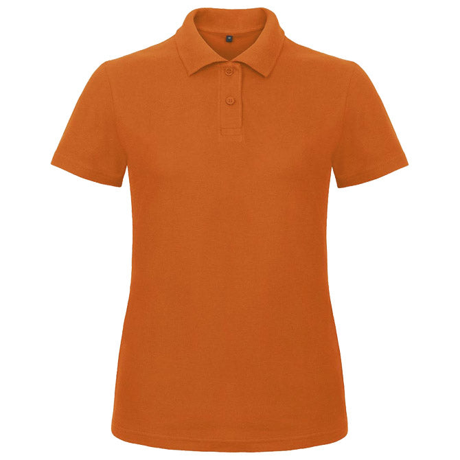 MAJICA KRATKI ROKAVI POLO B&C ID.001/WOMEN 180G ORANŽNA XL