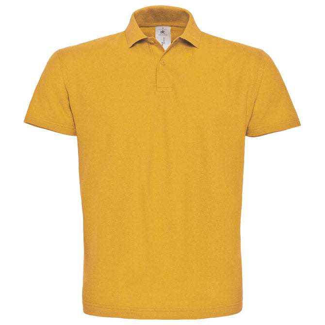 MAJICA KRATKI RUKAVI POLO B&C ID.001 180G ZLATNO ŽUTA S