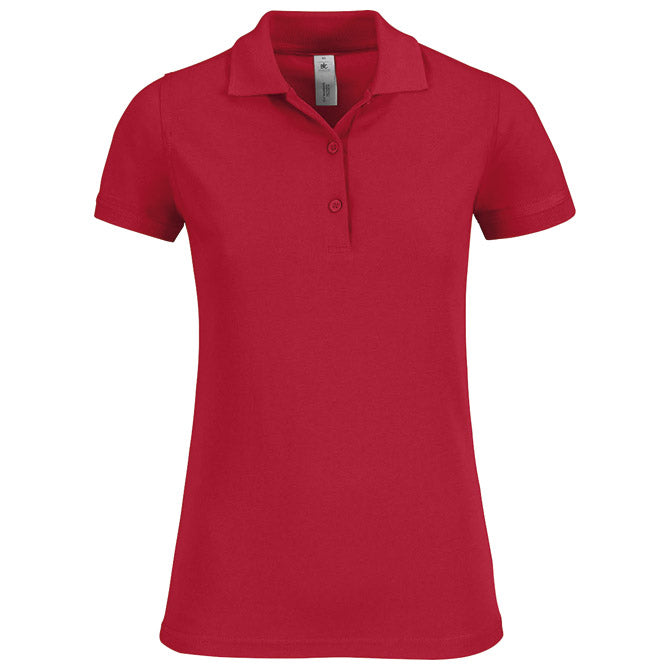 MAJICA KRATKI ROKAVI B&C SAFRAN TIMELESS WOMEN 180G RDEČA 2XL