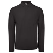 MAJICA DUGI RUKAVI POLO B&C ID.001 LSL 180G CRNA M