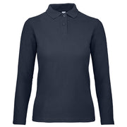 MAJICA DUGI RUKAVI POLO B&C ID.001 LSL/WOMEN 180G TAMNO PLAVA L