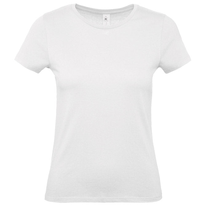 MAJICA KRATKI ROKAVI B&C #E190/WOMEN BELA L