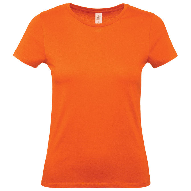 MAJICA KRATKI ROKAVI B&C #E190/WOMEN ORANŽNA L