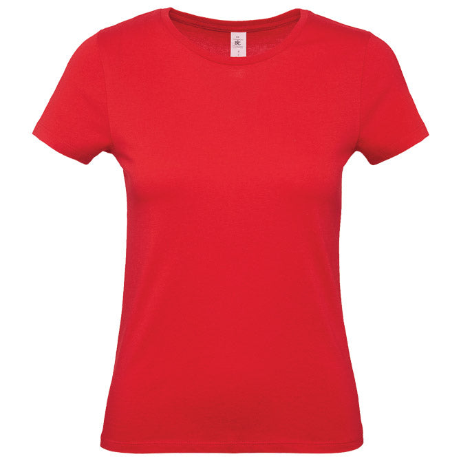 MAJICA KRATKI RUKAVI B&C #E190/WOMEN CRVENA S