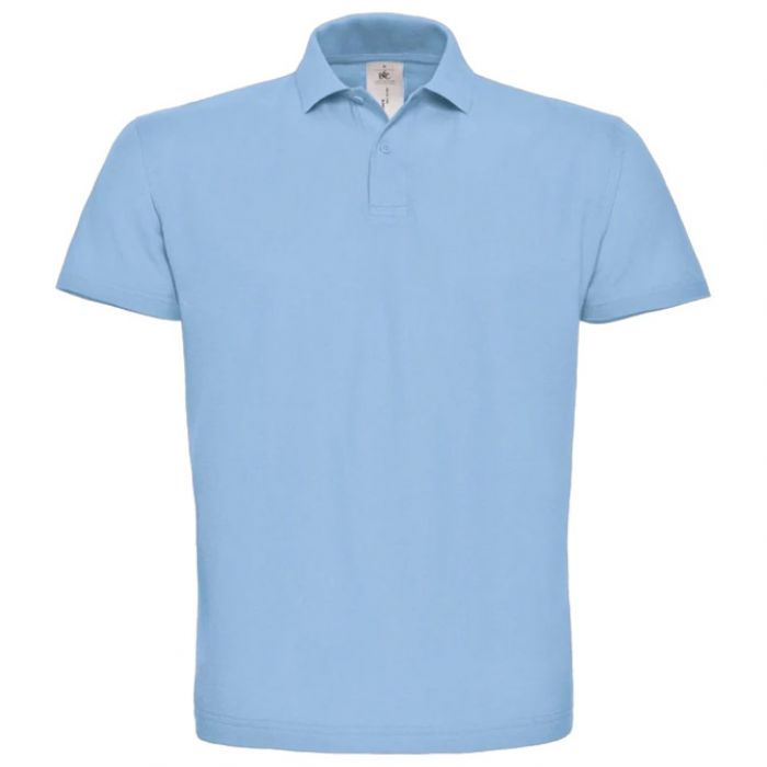 MAJICA KRATKI RUKAVI POLO B&C ID.001 180G SVIJETLOPLAVA XS