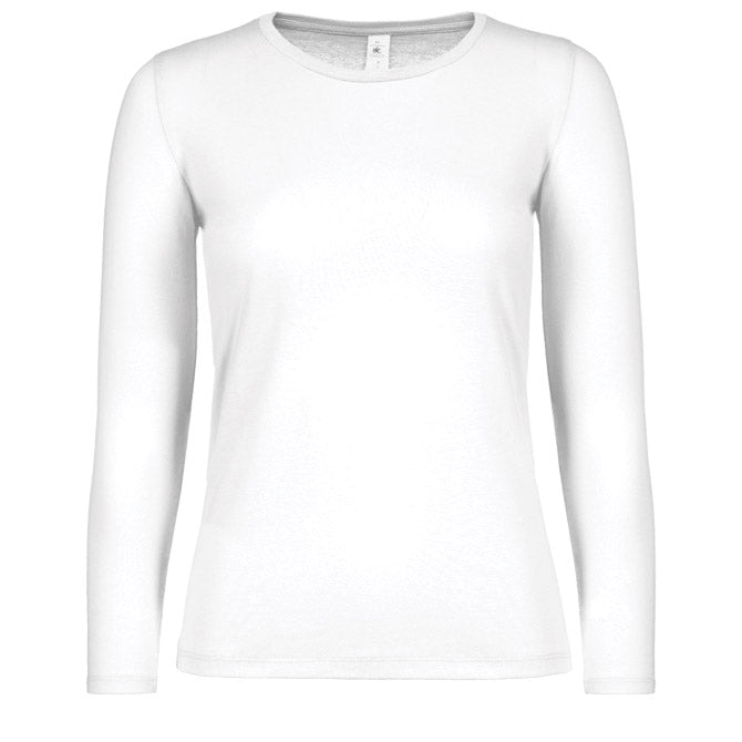 MAJICA DOLGI ROKAVI B&C #E150/WOMEN LSL BELA S