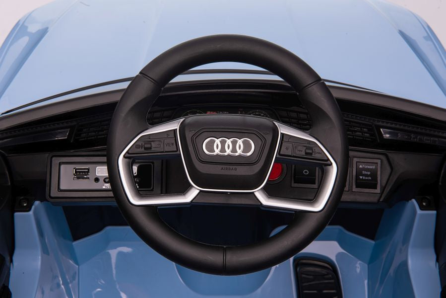 Licencirani auto na akumulator Audi E- Tron QLS-6688 4x4 - svijetlo plavi