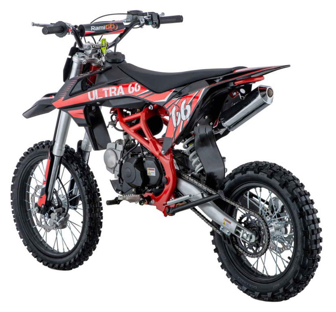 Cross motor na benzin ULTRA 66 125cc - crveni