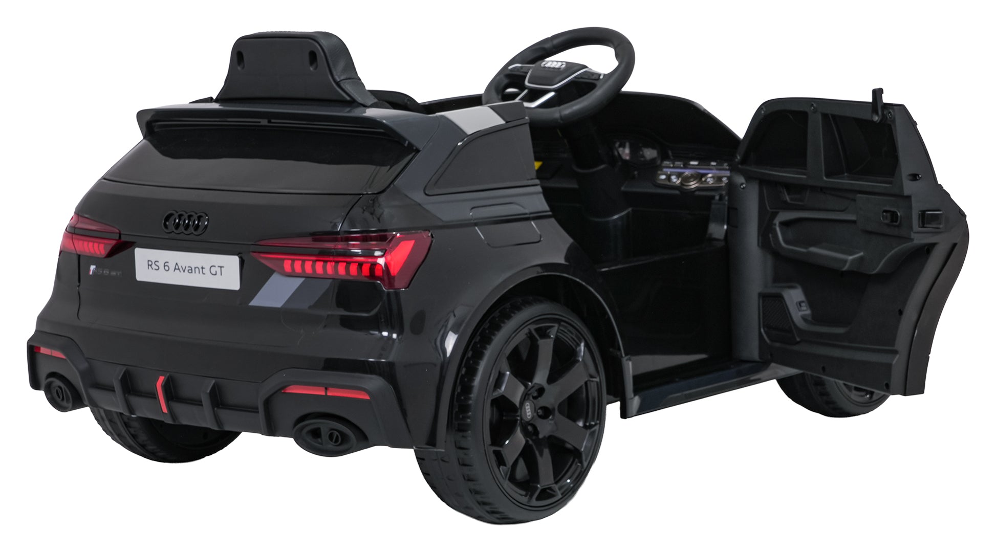 Licencirani auto na akumulator Audi RS6 Avant GT 4x4 - crni
