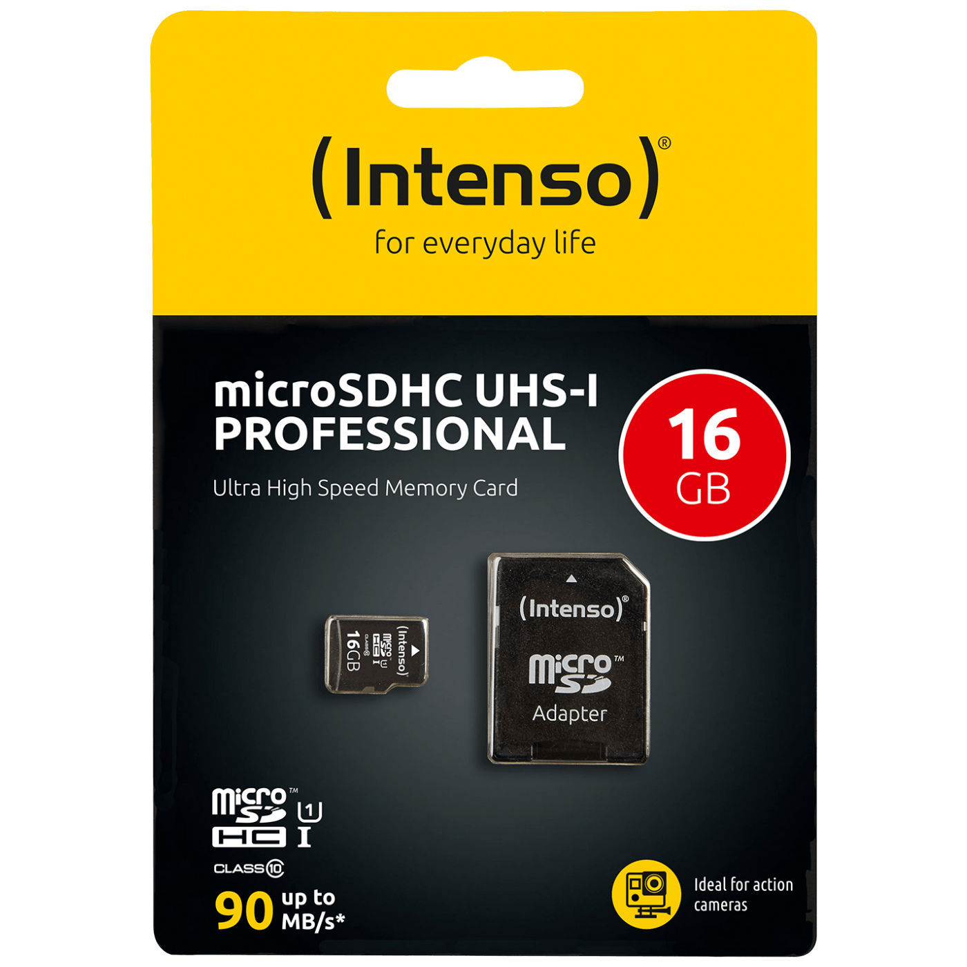 (Intenso) Micro SDHC/SDXC kartica 16GB Class 10, UHS-I +adapter, Pro - MicroSD 16GB Class10 UHS-I Pro