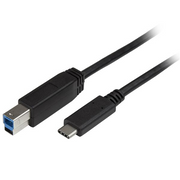 StarTech.com USB315CB2M USB kabel 2 m USB 3.2 Gen 1 (3.1 Gen 1) USB C USB B Crno