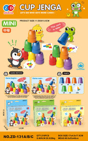 MINI Cups + Cards Arcade Game Penguin Edition