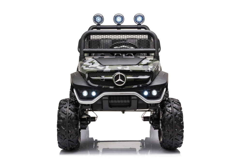 Licencirani auto na akumulator Mercedes Unimog S - moro/army