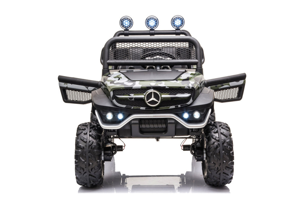 Licencirani auto na akumulator Mercedes Unimog S - moro/army