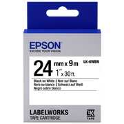 Epson LK-6WBN traka za izradu naljepnica Crno na bijelom