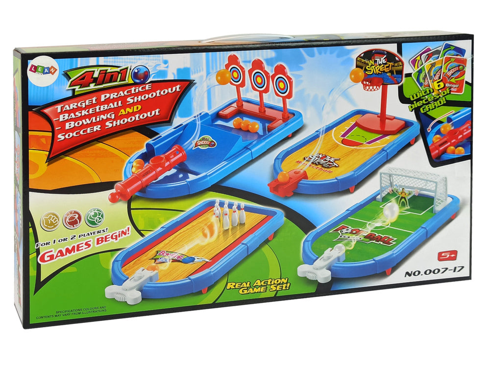 Set 4-u-1 arkadnih igara Košarka, Nogomet, Kuglanje, Pikado