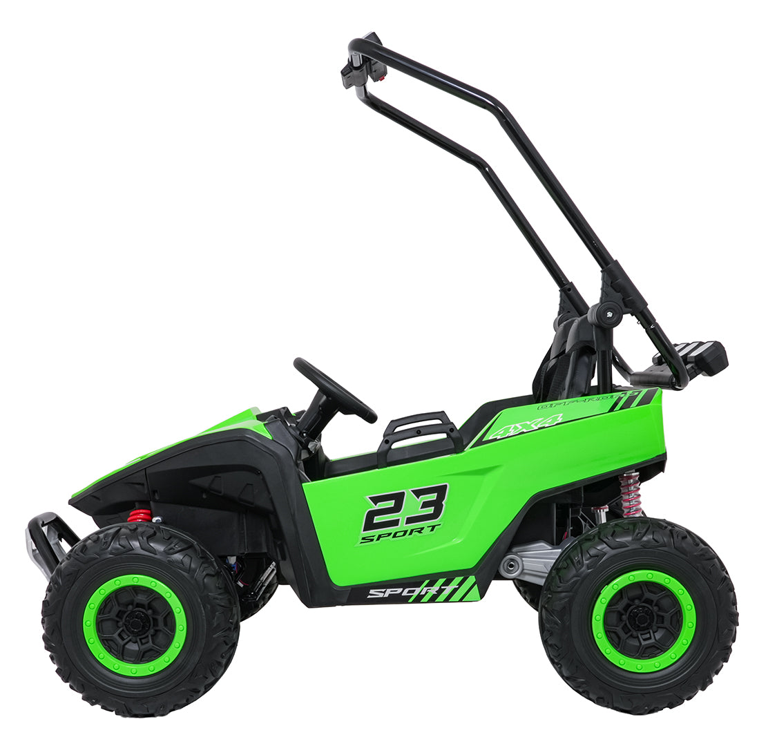 Buggy na akumulator 4x4 TURBO 23 - dvosjed - zeleni
