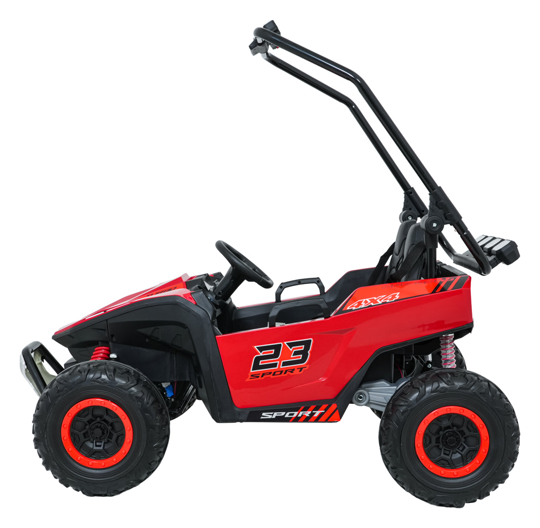 Buggy na akumulator 4x4 TURBO 23 - dvosjed - crveni