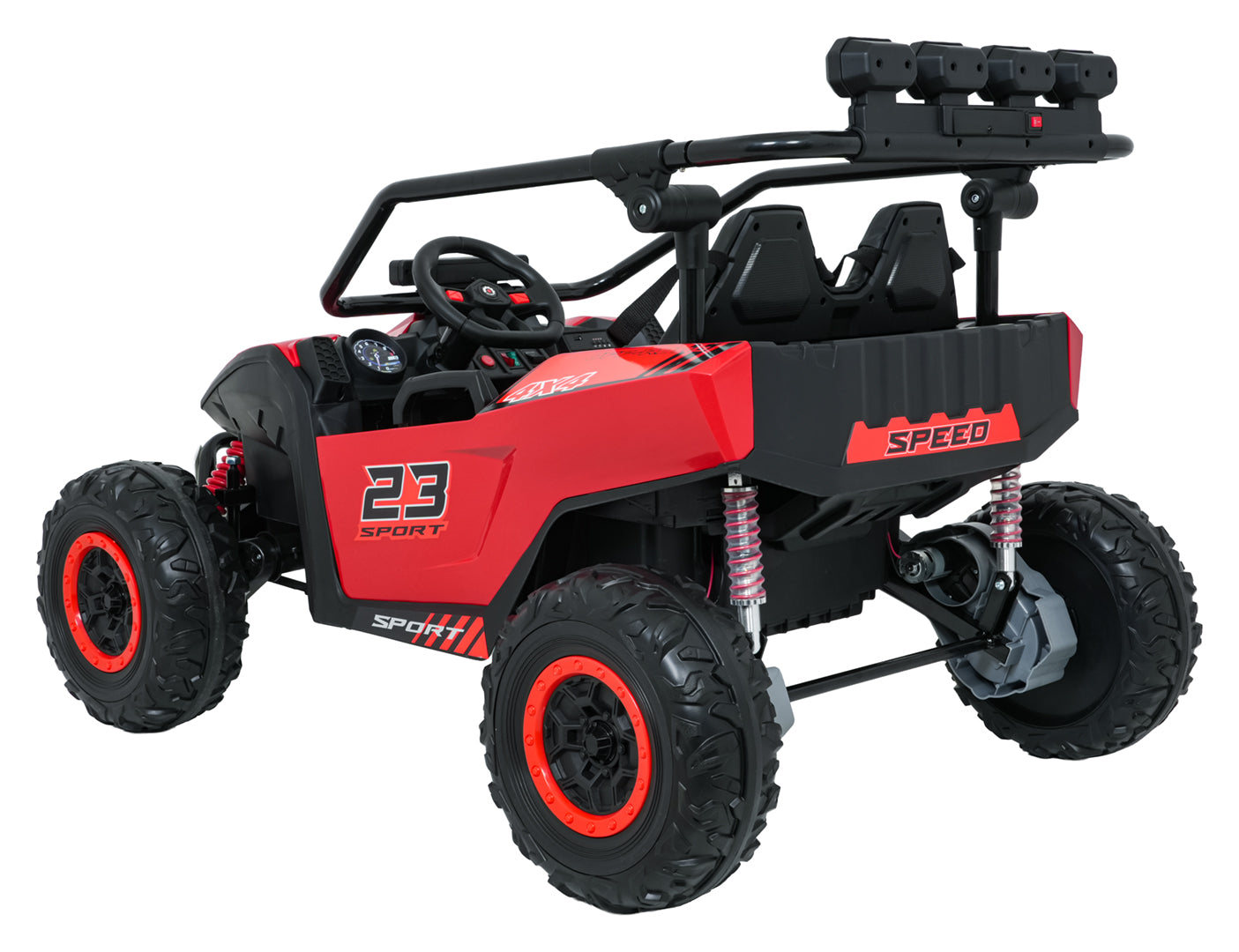 Buggy na akumulator 4x4 TURBO 23 - dvosjed - crveni