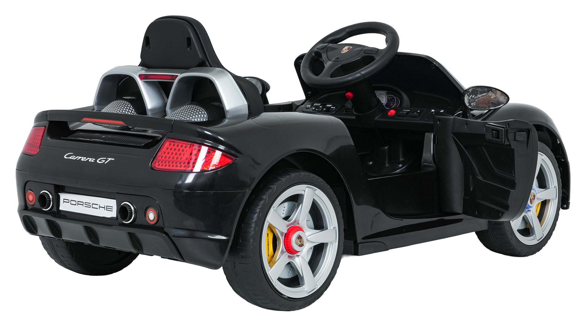 Licencirani auto na akumulator Porsche 911 Carrera - crni