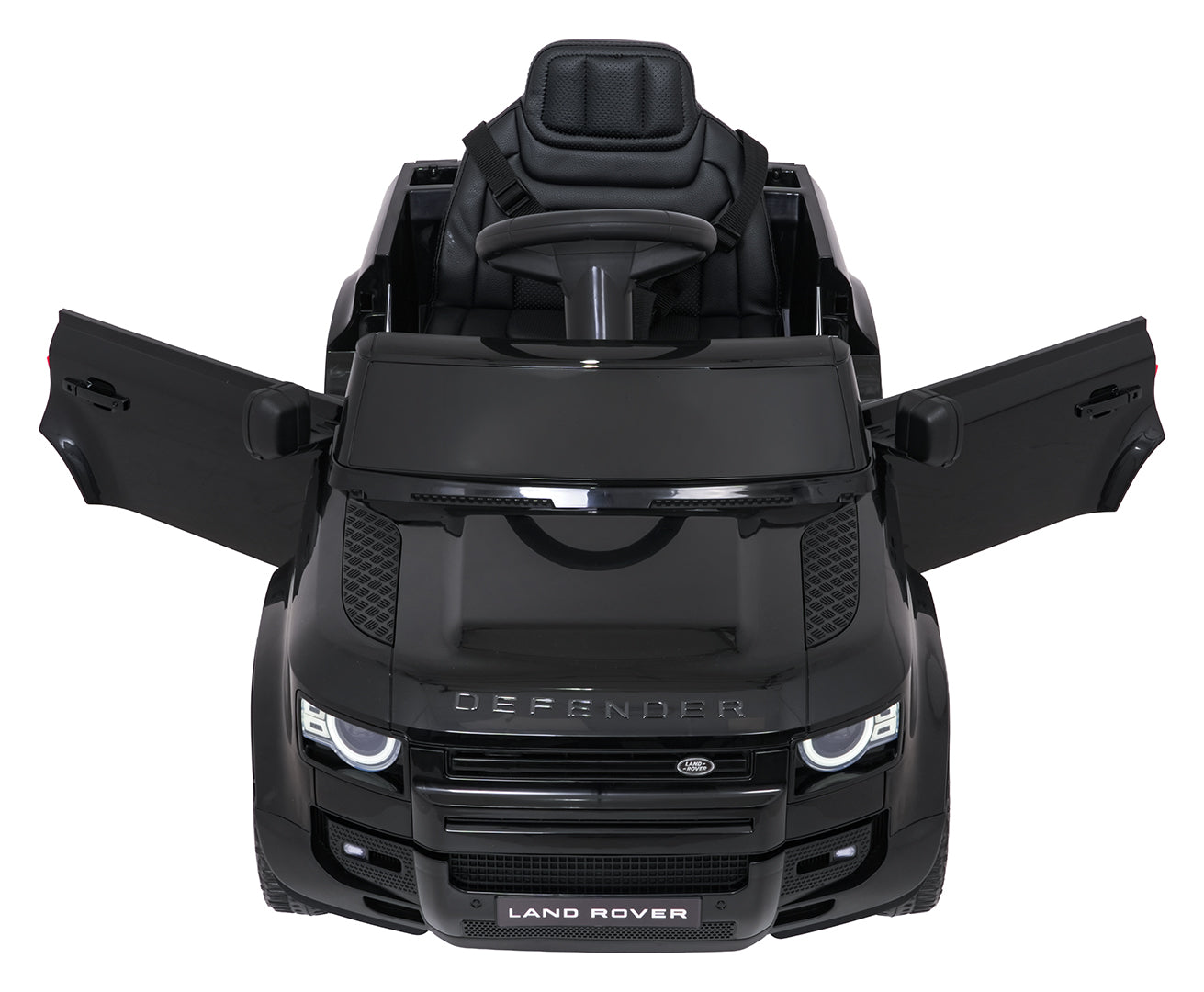 Licencirani auto na akumulator Land Rover Defender 4x4 - crni