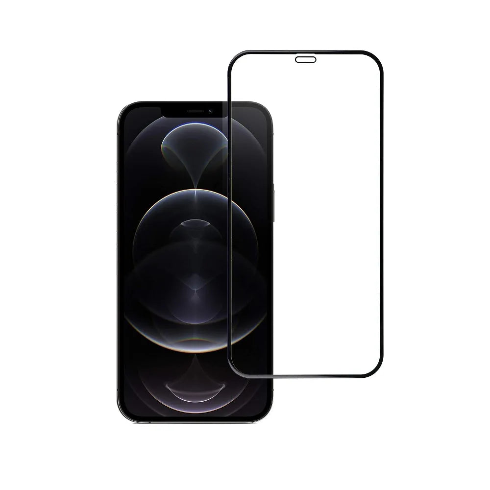 Blue Star 5D kaljeno staklo – za iPhone 12 Pro Max (full glue) – crno