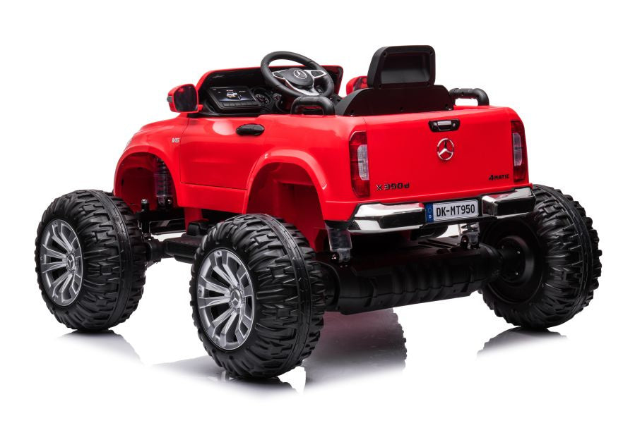 Licencirani auto na akumulator Mercedes DK-MT950 4x4 - crveni