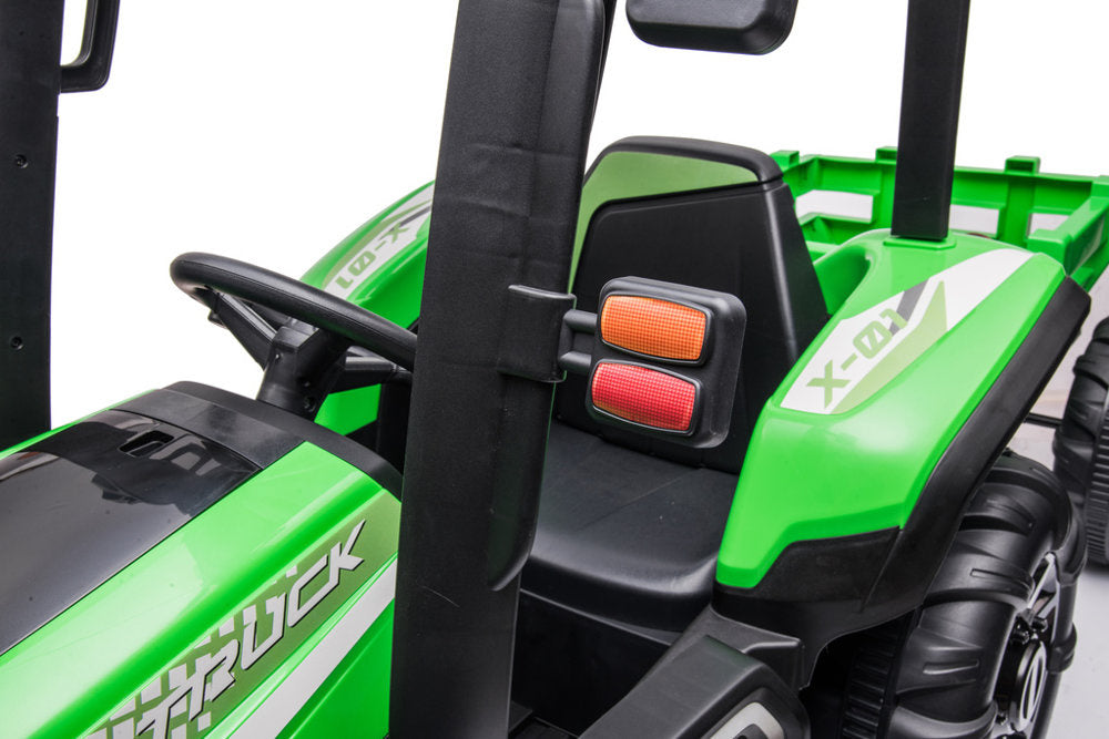 Traktor na akumulator s prikolicom BLT-206 – zeleni