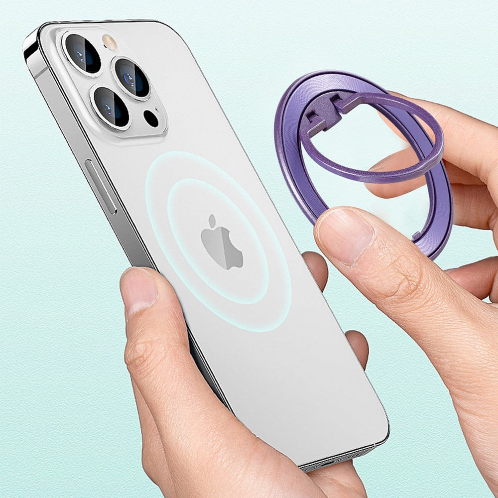 Techsuit – MagSafe telefonski prsten (MPR2) – Okrugli oblik- aluminijska legura – bordo