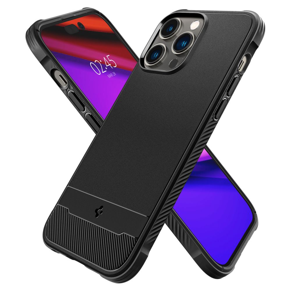 Spigen - Rugged Armor Mag Safe - iPhone 14 Pro - crna
