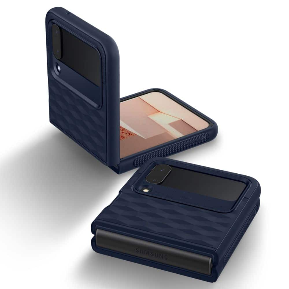 Spigen - Caseology Parallax - Samsung Galaxy Z Flip4 - Midnight Blue