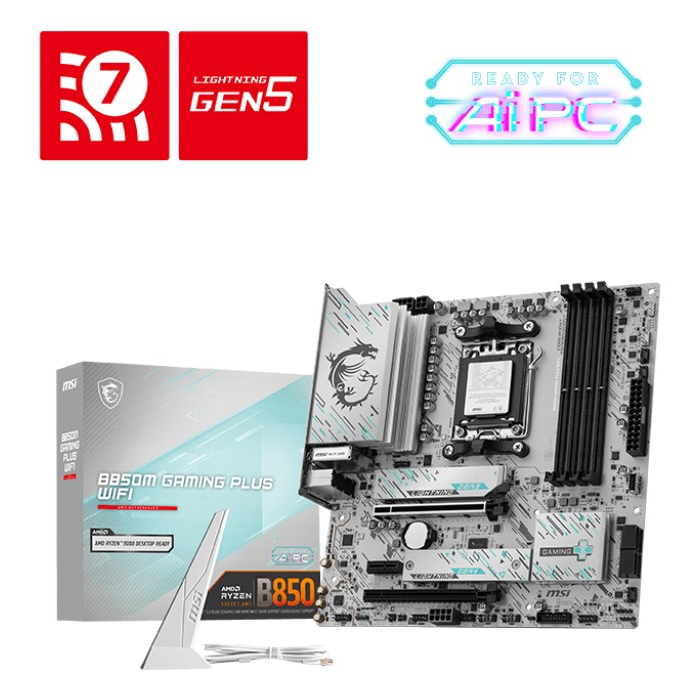 MSI B850M GAMING PLUS WIFI AMD B850 Utor AM5 Mikro ATX