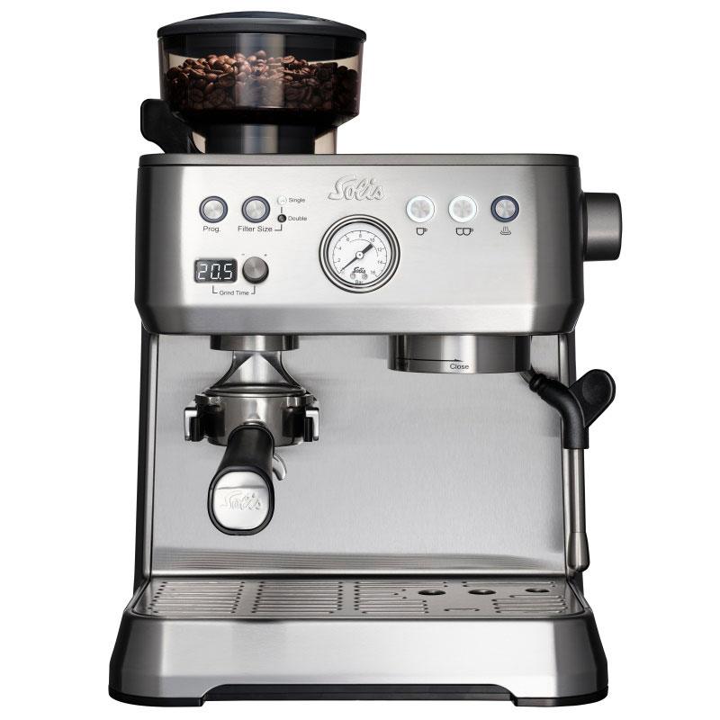 Solis Grind & Infuse Perfetta Silver espresso machine