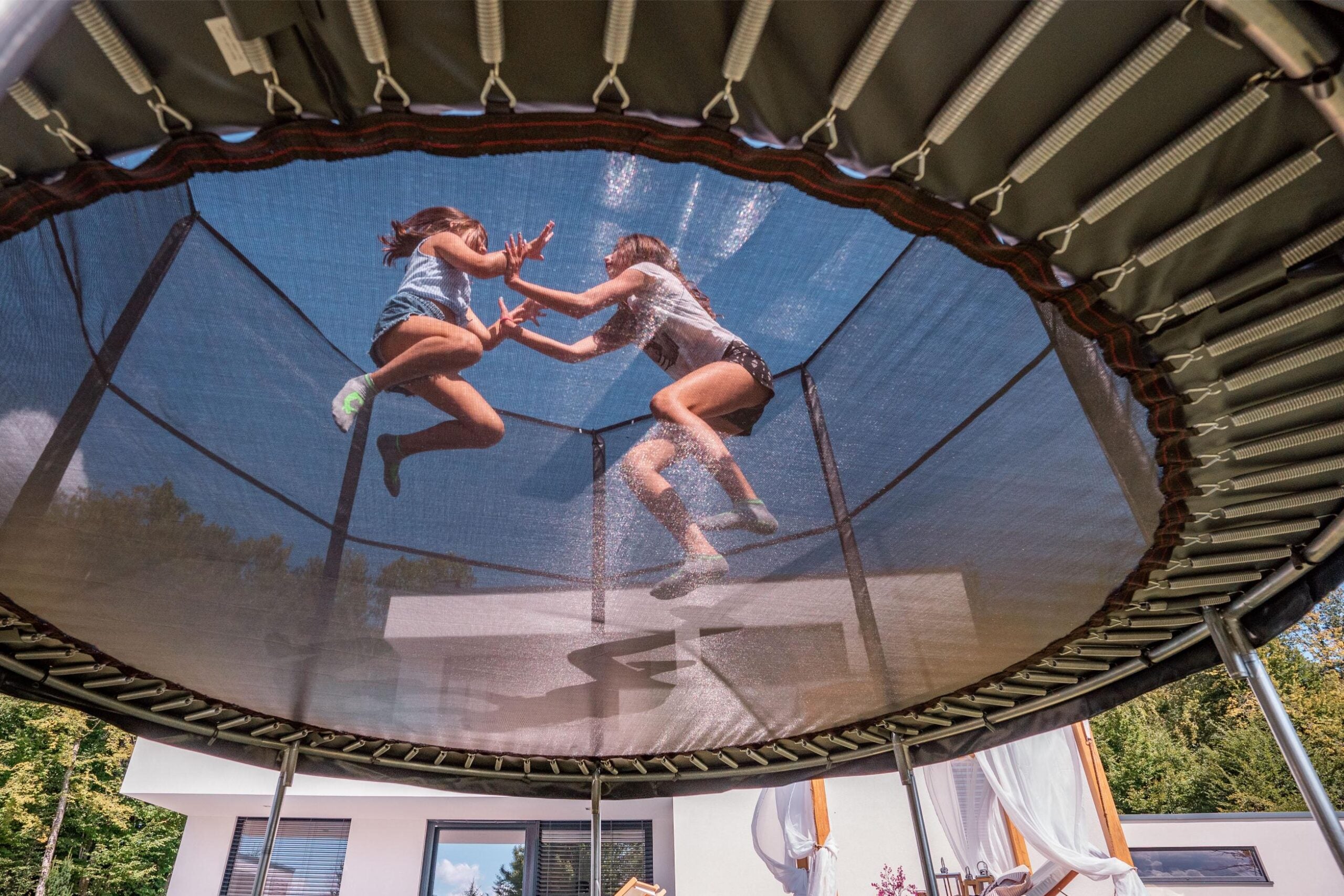 Akrobat Orbit trampolin – obiteljski trampolin za dvorište 305-cm-antracit