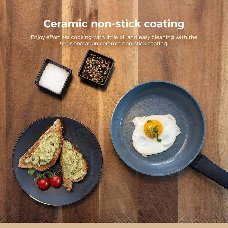BE Living Set 5 tava Delight Black