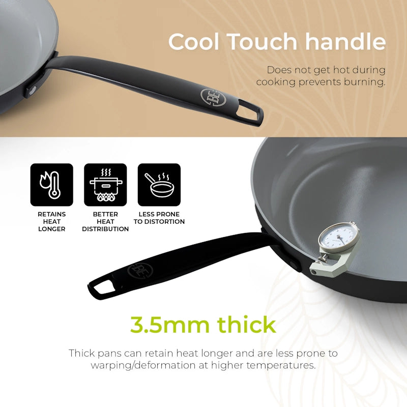 BE Living Tava Essential Black 28 cm