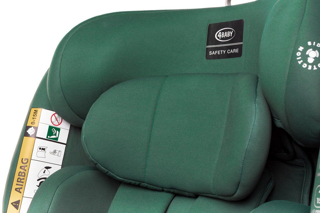 4BABY autosjedalica Enzo-fix dark green