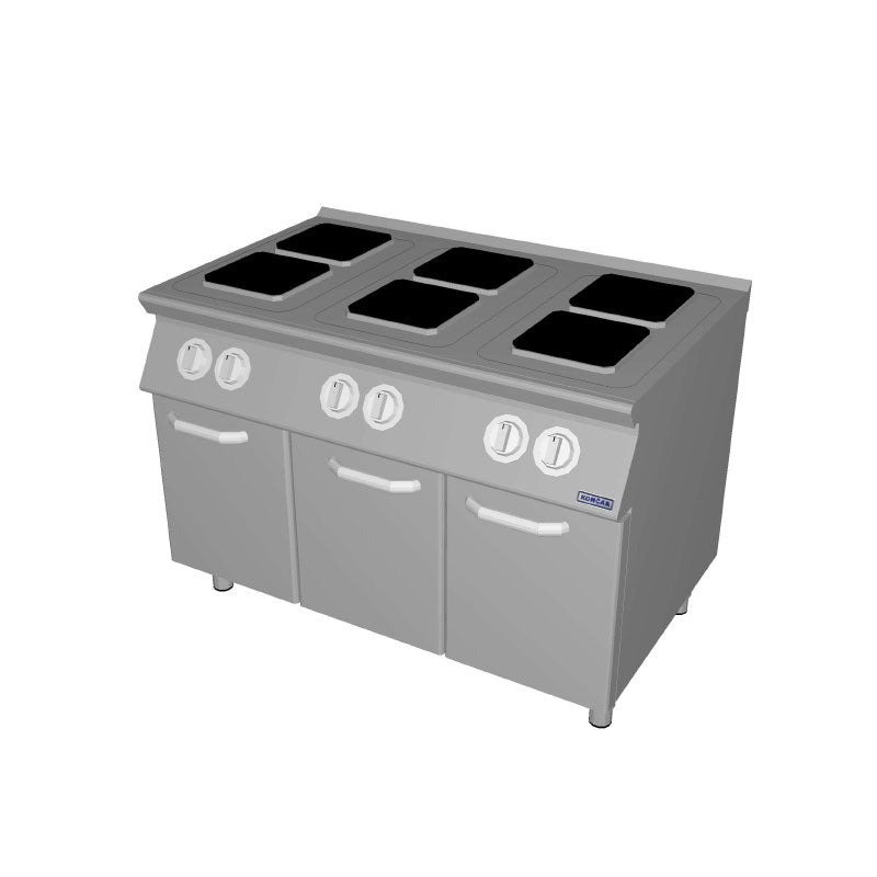 Končar ESZ-120/70 Električni štednjak 6 ploča