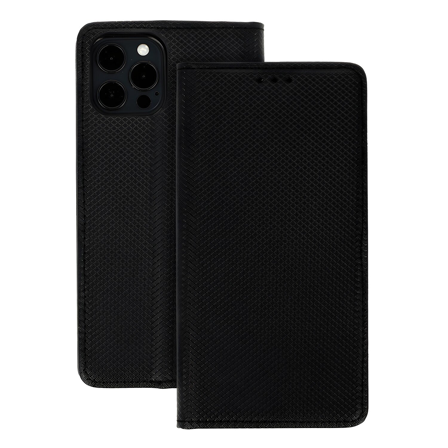 Knjigovita futrola Kabura za Motorola Moto G73 - Crna KP26790