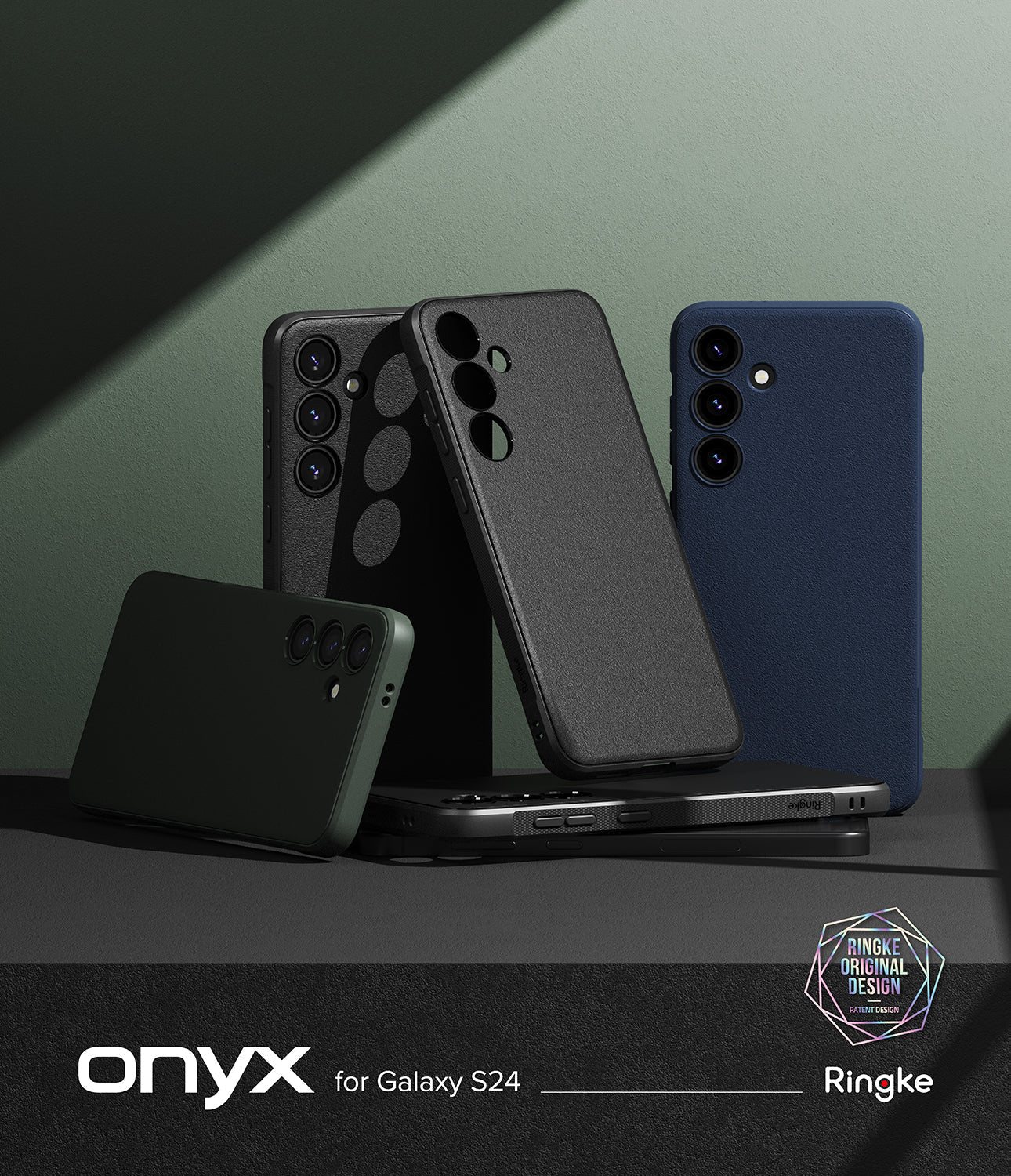 Ringke Onyx maska za Samsung Galaxy S24 Plus – tamno zelena