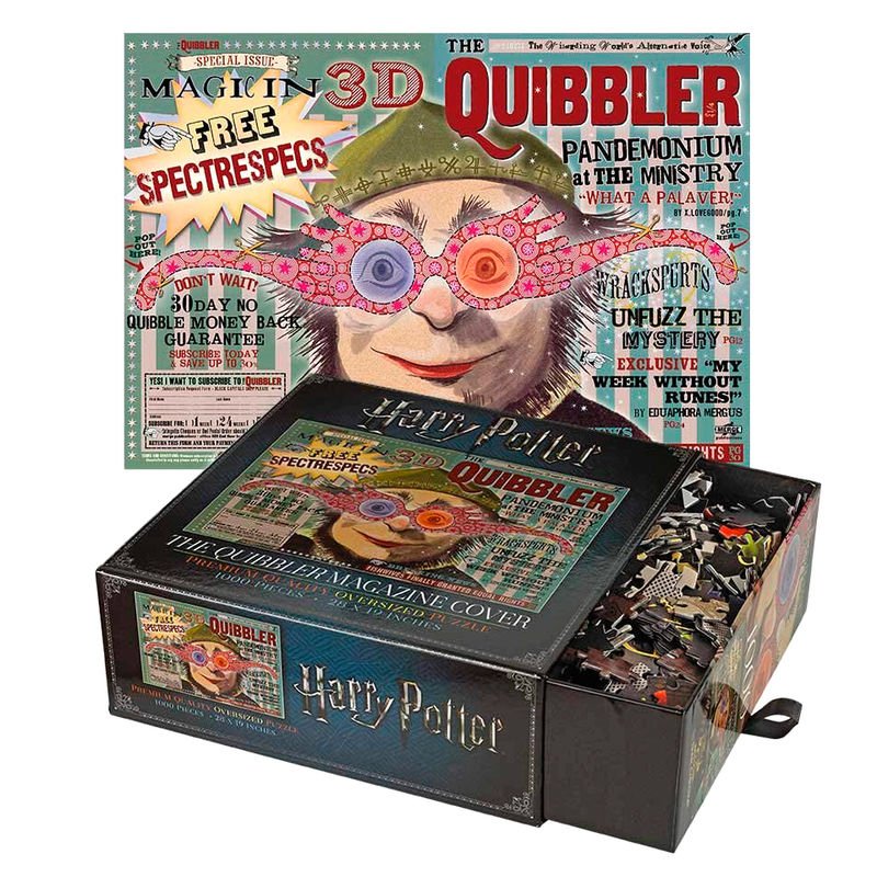 Harry Potter The Quibbler Magazine Cover puzzle 1000 komada - Premium