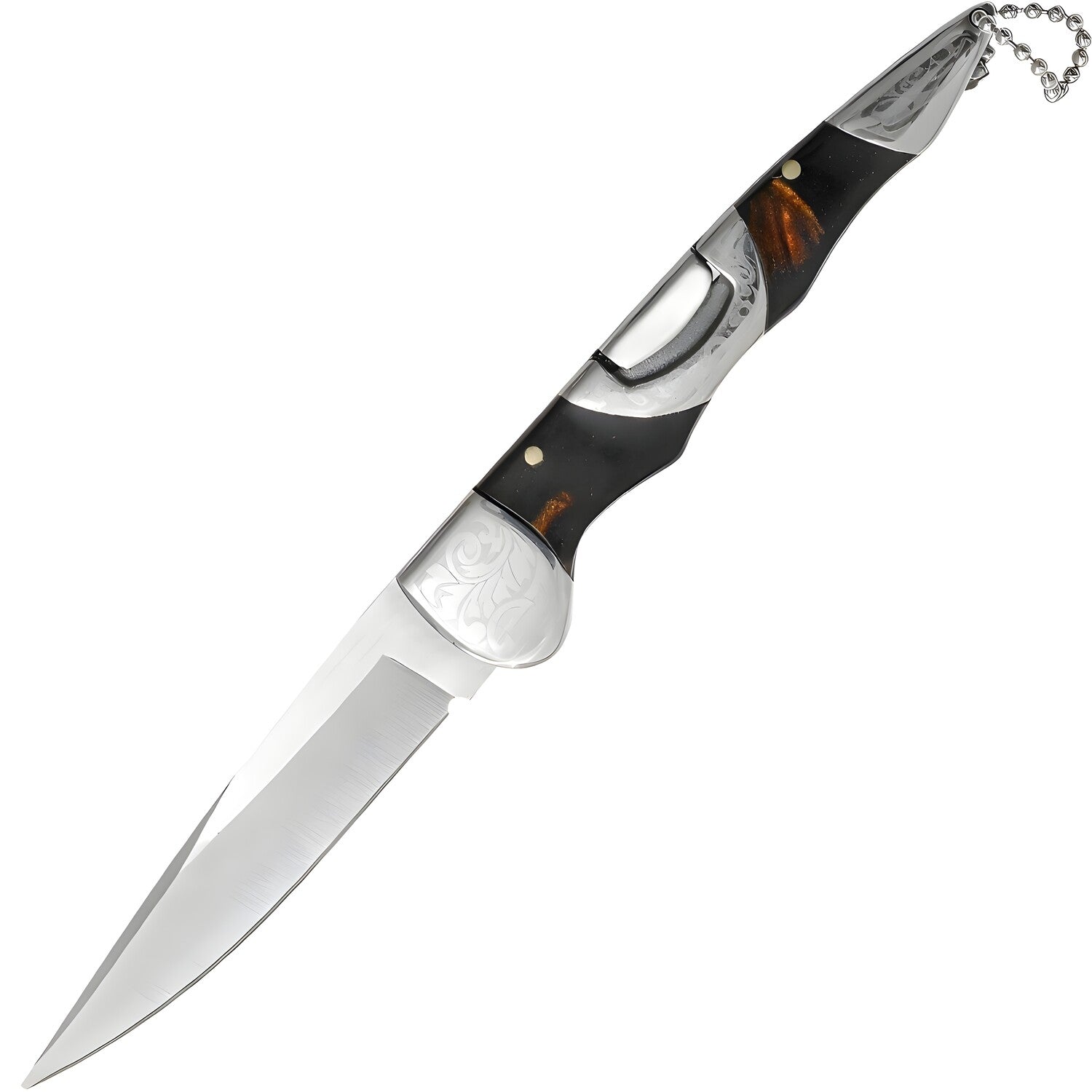 Outdoor sklopivi nož KA3105 - Crna / Smeđa KP39496