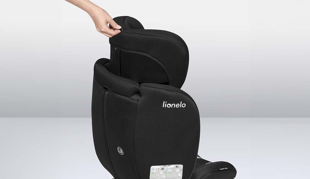 Lionelo autosjedalica Bastiaan i-Size 0-36 kg (40-150 cm) 360, Black Carbon