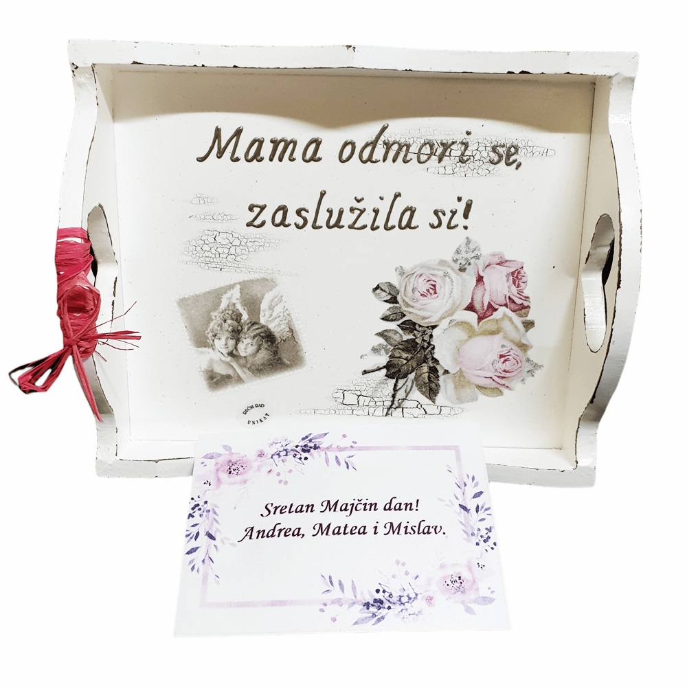 Poklon za mamu! Poslužavnik  Š16010