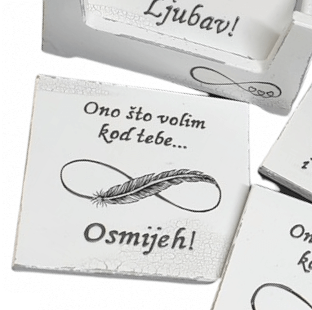 Personalizirani podmetači za čaše s inspirativnim porukama – Savršen poklon za voljene osobe! Š16312