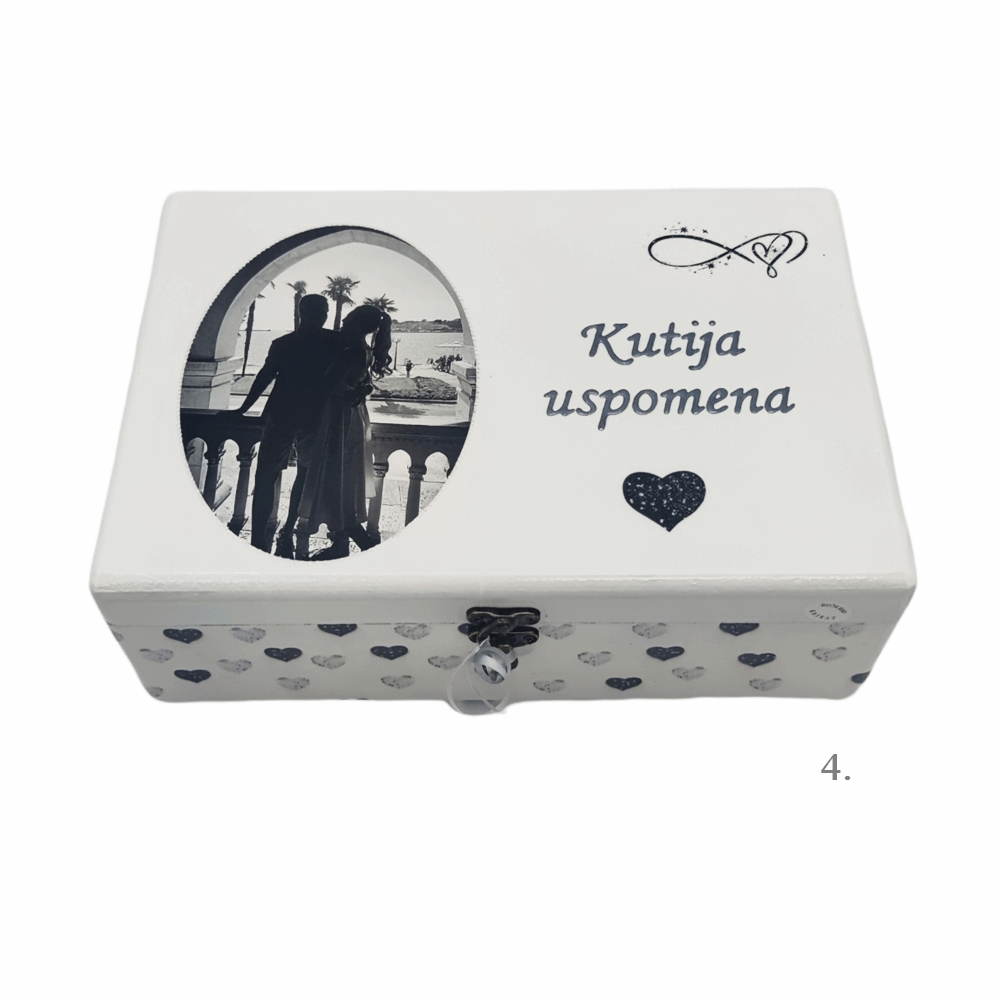 Poklon koji traje cijeli život – personalizirana Kutija uspomena za mladence! - 4. - 1804