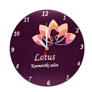 Personalizirani sat za kozmetički salon Lotus  Š17130