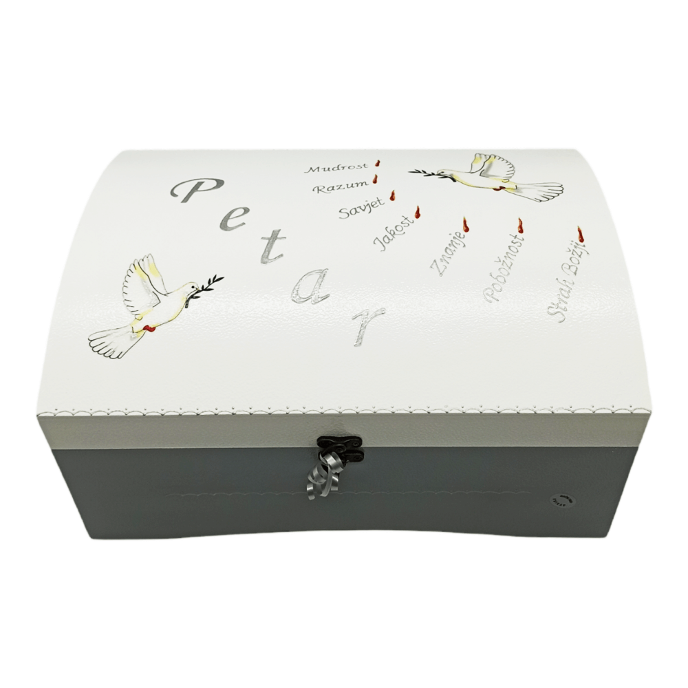 Poklon za krizmu  Kutija uspomena 7 darova Duha Svetoga  Š16722